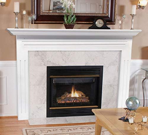 The Newport  48 Fireplace Mantel MDF White Paint