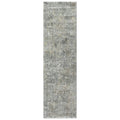 Rizzy Home Alora Decor Essential 2'6" X 8' Classic/Modeled Gray/Ivory Hybrid Area Rug