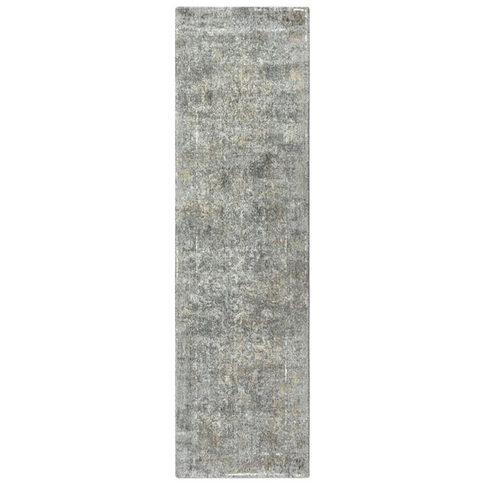 Rizzy Home Alora Decor Essential 2'6" X 8' Classic/Modeled Gray/Ivory Hybrid Area Rug