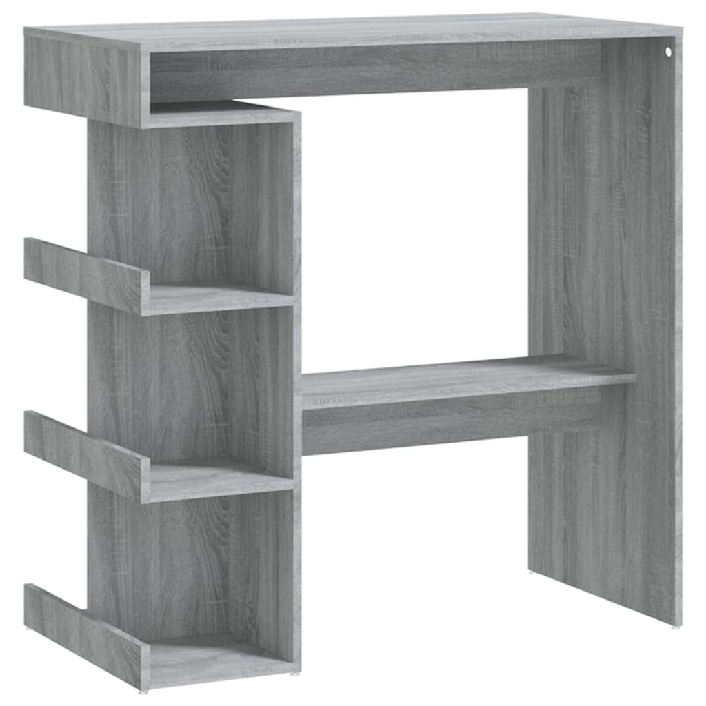 Tavolo Bar Con Ripiano Grigio Sonoma 100X50X101,5 Cm