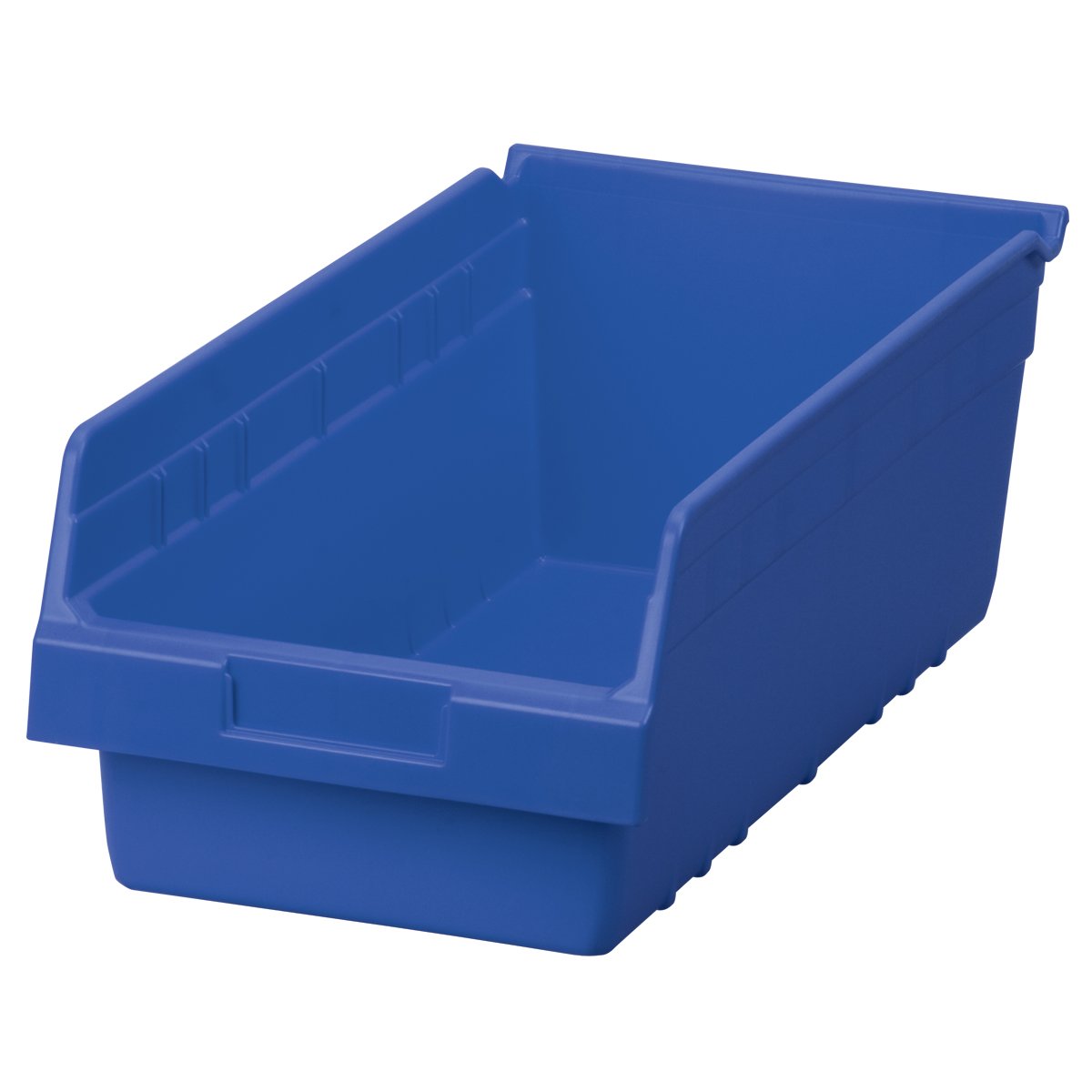 Akro-Mils 30088 Plastic Nesting Shelfmax Storage Bin Box, (18-Inch X 8-Inch X 6-Inch), Blue, (8-Pack)