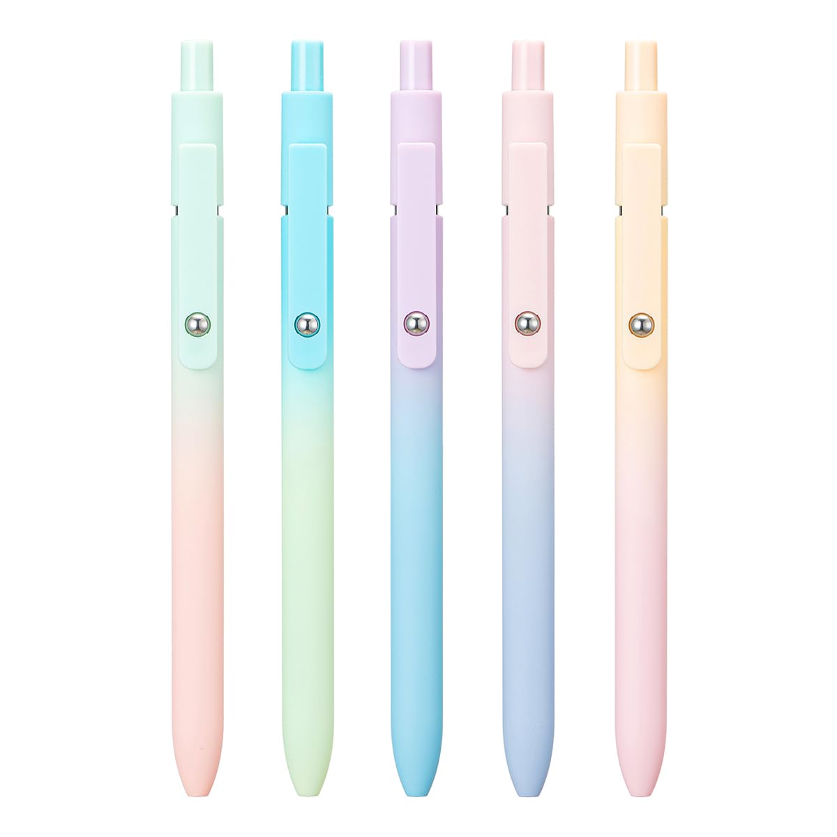 5 Pcs Zennyth Gel Pens Quick Dry Fine Point Premium Retractable Rolling Ball Black Ink Smooth Writing Pens For School Office (Au