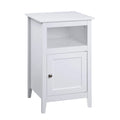 Convenience Concepts Designs2Go Storage Cabinet End Table with Shelf, White