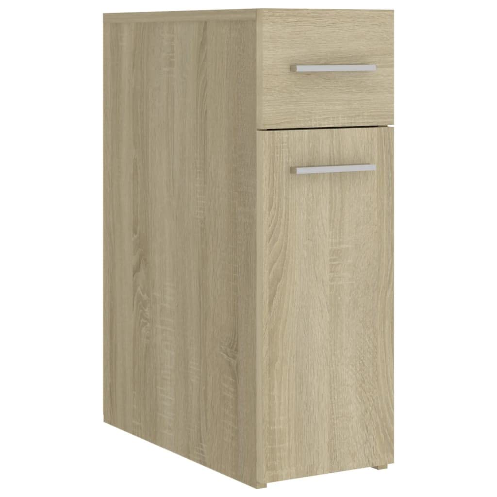 Vidaxl Apothecary Cabinet Sonoma Oak 7.9&quot;X17.9&quot;X23.6&quot; Engineered Wood