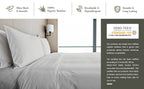 Tafts Bamboo Sheets Queen Size Bed Sheets 5 Piece Set, Pure 100% Organic Bamboo, 17” Deep Pockets - Luxuriously Soft, Silky Smooth, Cooling, Double Stitched, Lifetime Quality Guarantee (Lt Grey)