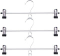 Tosnail 15 Pack Stackable Skirt Pants Clothes Hangers with Non-Slip Clips, Add-On Hangers, Cascading Hangers Space Saving Closet