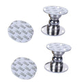Magnetic Door Stopper,Zjarfwg 2 Pcs Heavy Duty 3M Stainless Steel Mini Soft-Catch Magnetic Door Stopper Wall Mount Door Catch Do