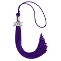 Endea Graduation Single Color Tassel with Silver Date Drop (Purple, 2021)