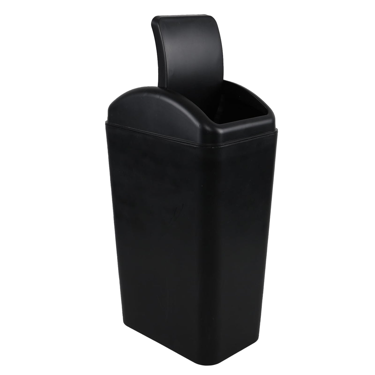 Knifefish 3.5 Gallon Swing Top Garbage Can, Plastic Trash Can with Lid