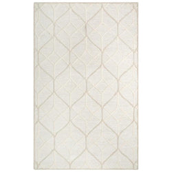 Rizzy Rugs Alora Decor Ava Beige 5'X7'6" Tufted Wool Rug