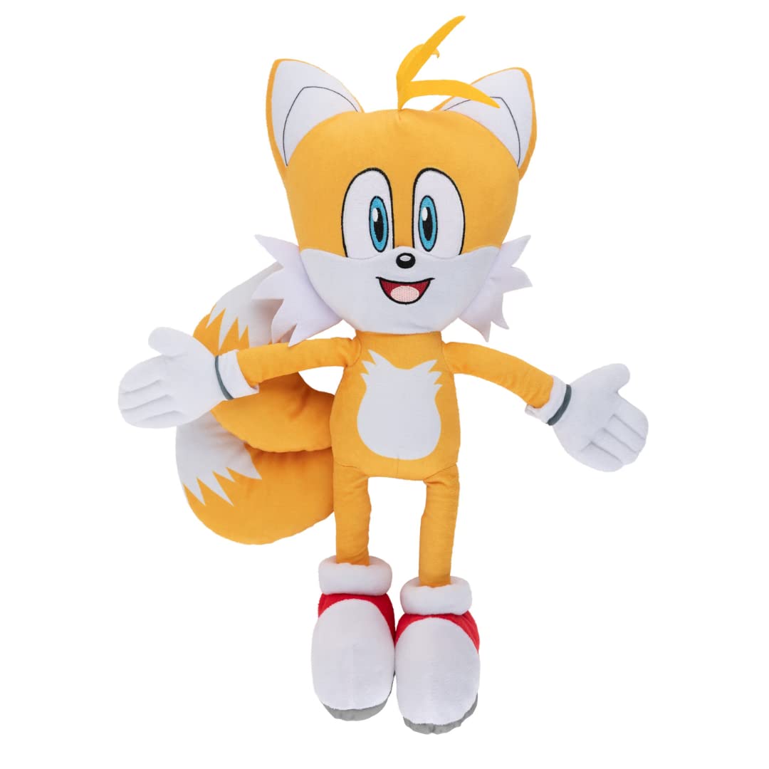 Franco Super Soft Plush Cuddle Pillow Buddy, 1 Count (Pack of 1), Sonic The Hedgehog Tails