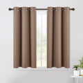 Nicetown Blackout Window Curtains And Drapes For Kitchen, Window Treatment Thermal Insulated Solid Grommet Blackout Drapery Pane
