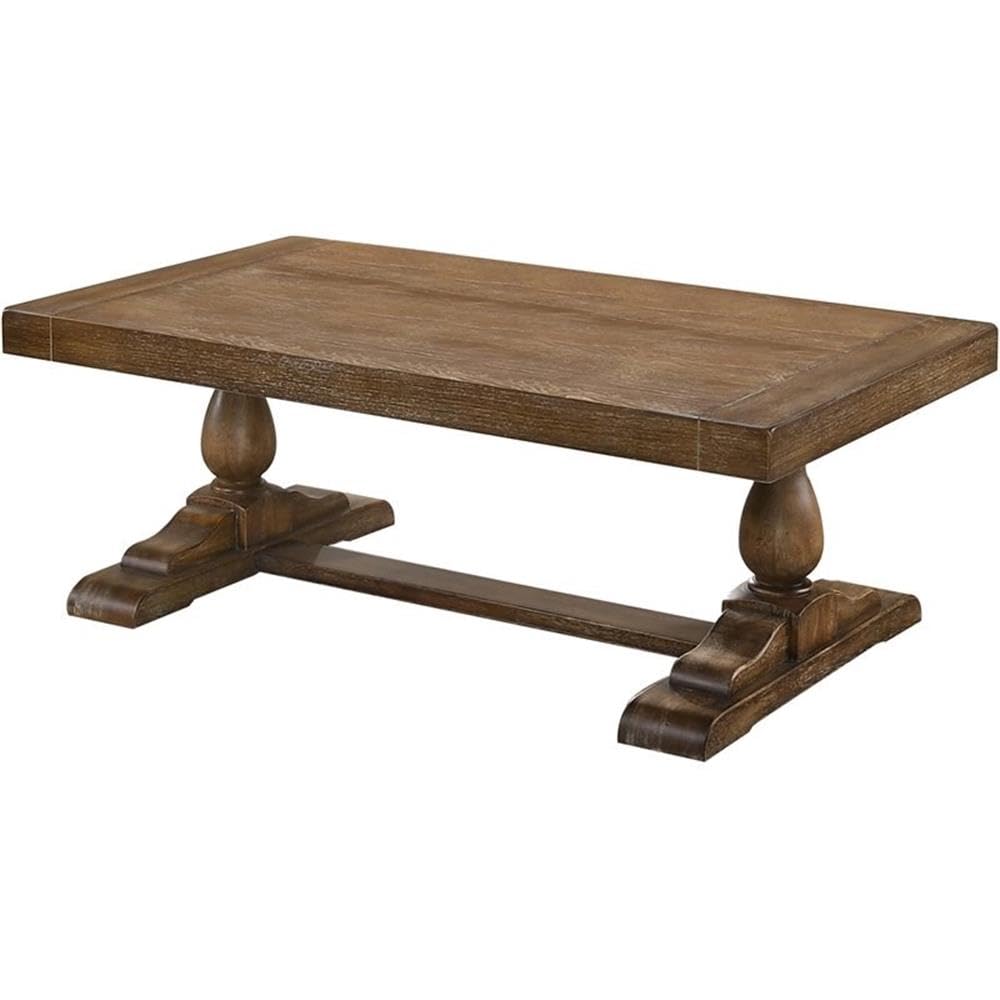 Best Master Furniture Transitional Living Room Coffee Table, Driftwood