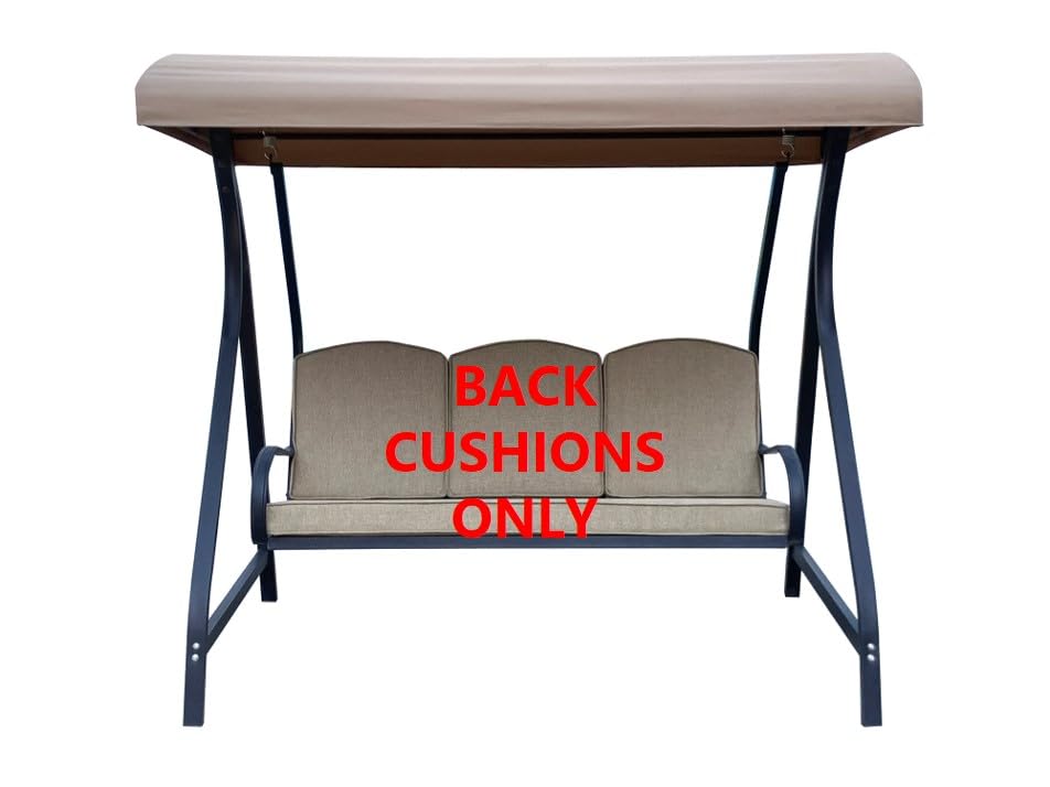 Alisun Replacements For Gt Porch Swing Model #Gcs00229C (Will Not Fit Any Other Swing) (Back Cushions (Khaki))