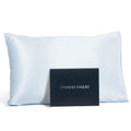 Fishers Finery 25Mm 100% Pure Mulberry Silk Pillowcase, Good Housekeeping Winner (Blue, King)