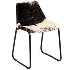 vidaXL 4X Dining Chairs Outdoor Patio Garden Backyard Poolside Dinner Party Chairs Collection Combined Modular Furnirure Genuine Goat Leather