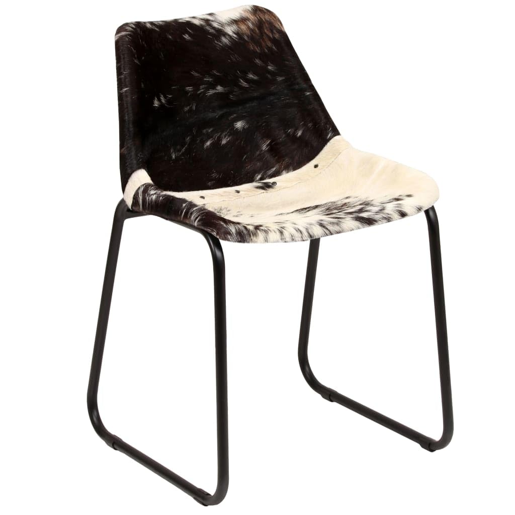 vidaXL 4X Dining Chairs Outdoor Patio Garden Backyard Poolside Dinner Party Chairs Collection Combined Modular Furnirure Genuine Goat Leather
