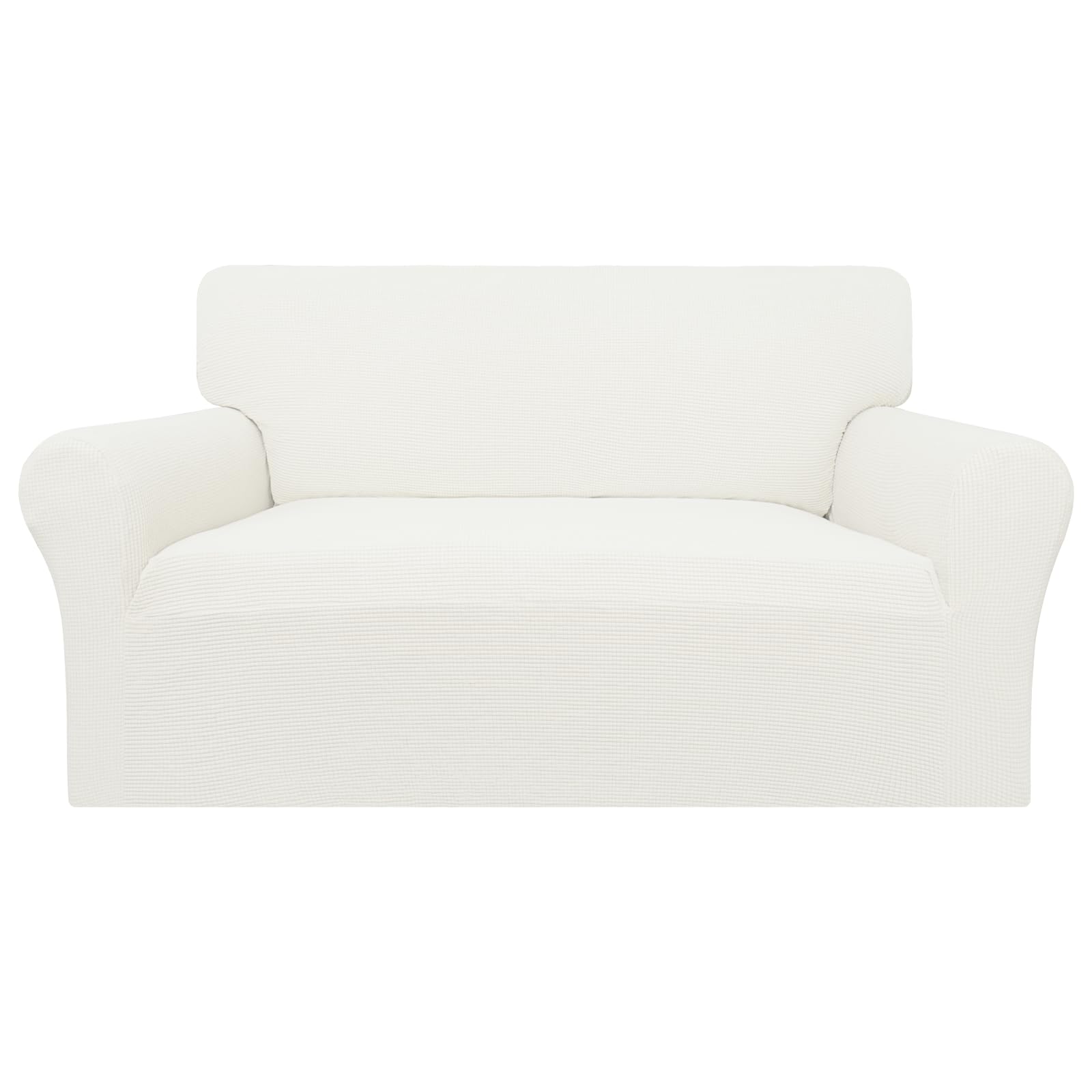 Easy-Going 100% Waterproof Oversized Loveseat Couch Cover, Dual Waterproof Sofa Cover, Stretch Jacquard Sofa Slipcover, Leakproof Furniture Protector For Kids, Pets, Dog And Cat, Cream