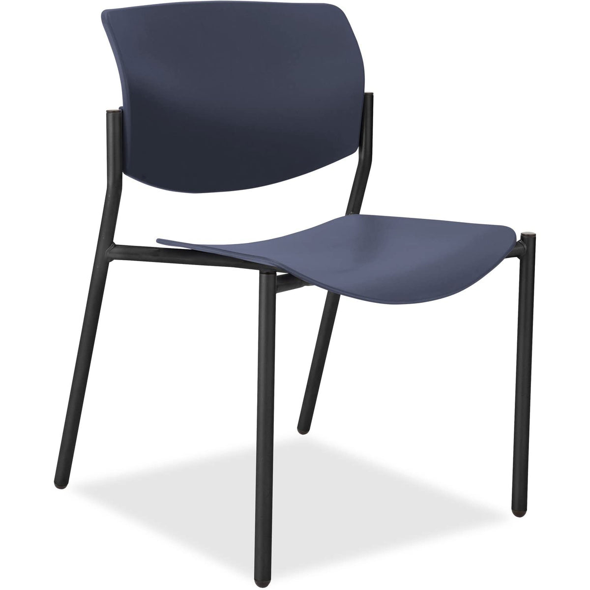 Lorell Llr83113A204 Stack Chairs With Molded Plastic Seat Back