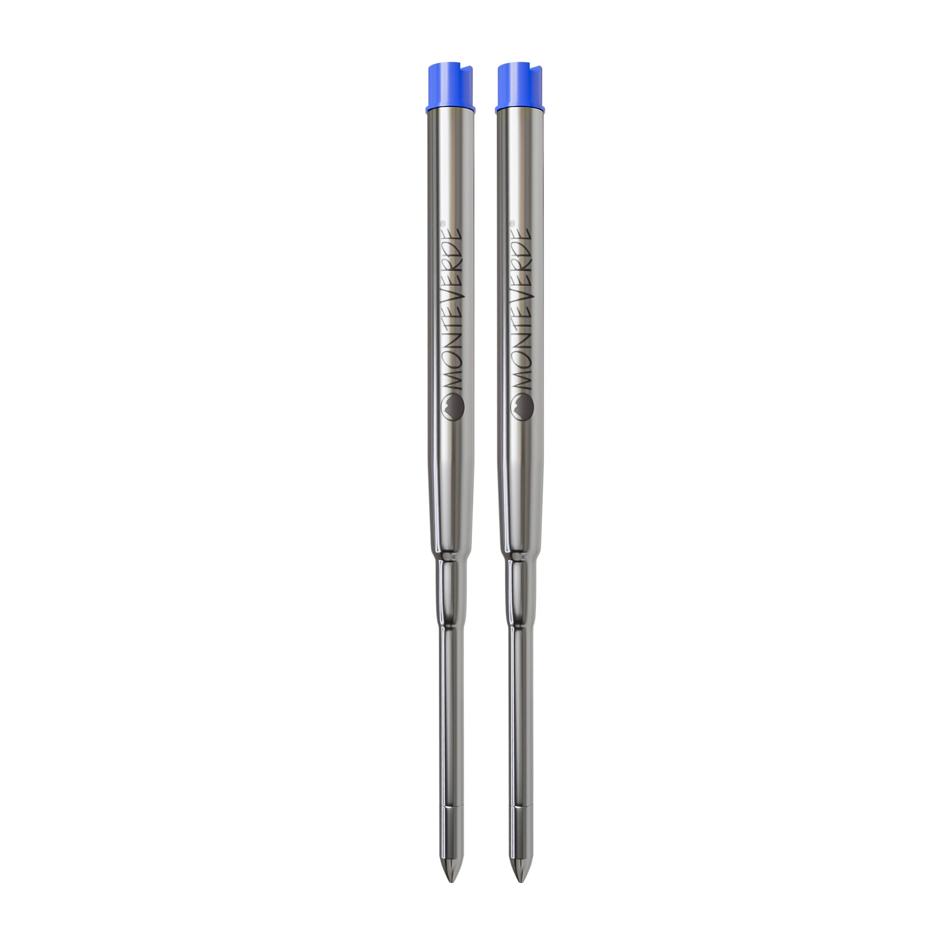 Monteverde Capless Gel Ballpoint Refill To Fit Sheaffer Ballpoint Pens, Medium Point, Blue, 2 Per Pack (S422Bu)