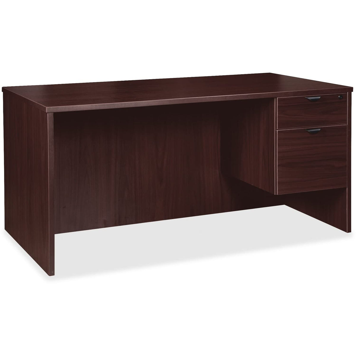 Llrpd3066Qres - Lorell Prominence 2.0 Espresso Laminate Box/File Right-Pedestal Desk - 2-Drawer