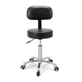 Kaleurrier Rolling Swivel Adjustable Heavy Duty Drafting Stool Chair for Salon,Medical,Office and Home uses,with Wheels and Back