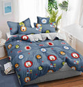 Mehar Home 350Tc Microfiber Soft Glace Cotton King Size Double Bed Ac Comforter/Blanket/Duvet/Quilt With 1 Flat Bedsheet And 2 P