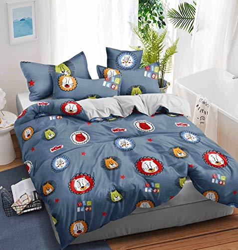 Mehar Home 350Tc Microfiber Soft Glace Cotton King Size Double Bed Ac Comforter/Blanket/Duvet/Quilt With 1 Flat Bedsheet And 2 P
