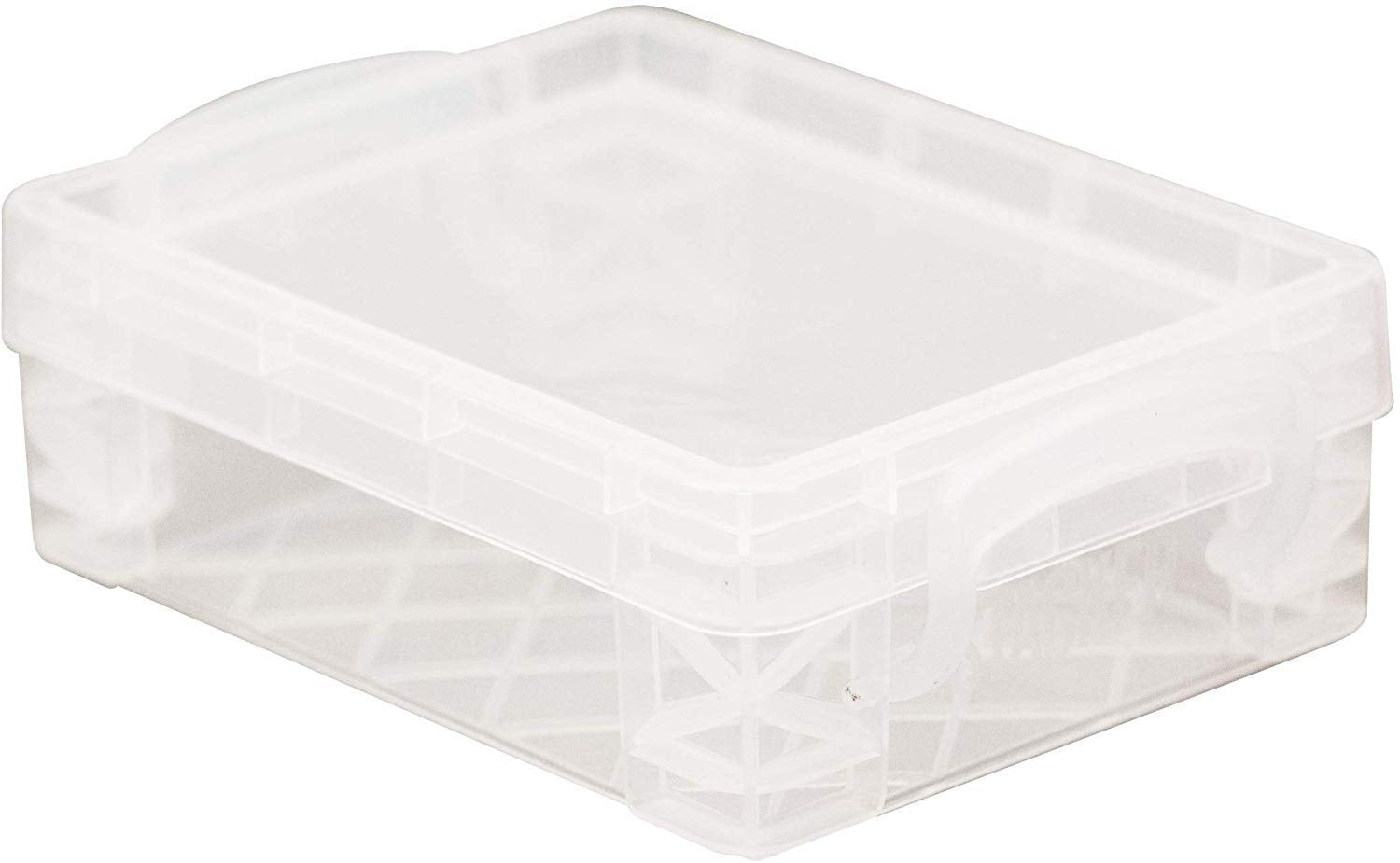 Super Stacker Crayon Box, Clear, 4 3/4 X 3 1/2 X 1 3/5