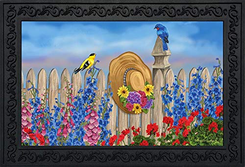 Briarwood Lane Green Thumb Spring Doormat Floral Indoor Outdoor 30' X 18'