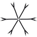Eopocdor Bed Sheet Straps Adjustable,Metal Fasteners,6 Sides for Full,Queen,King Twin,Any Size Bed (Black)