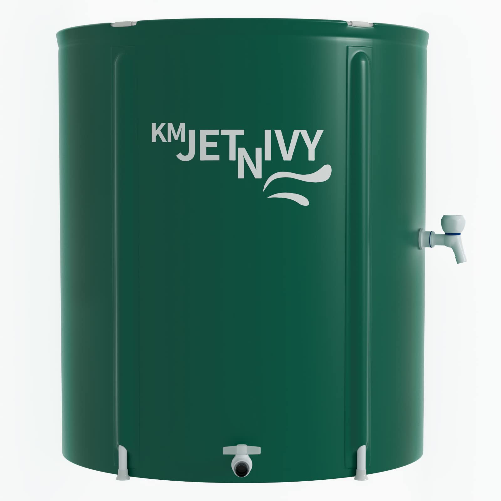 Kmjetnivy Rain Barrel Upgrade Anti-Collapse Collapsible Rainwater Collection System,Portable Water Storage Tank,Garden Water Cat
