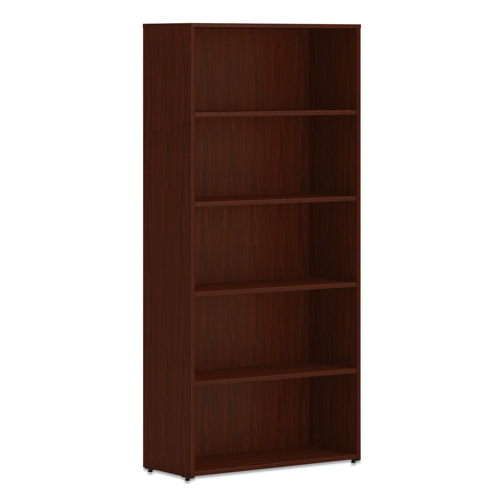 HON HONLBC3013B5LT1 30 x 65 in. 5-Shelf Bookcase Mahogany