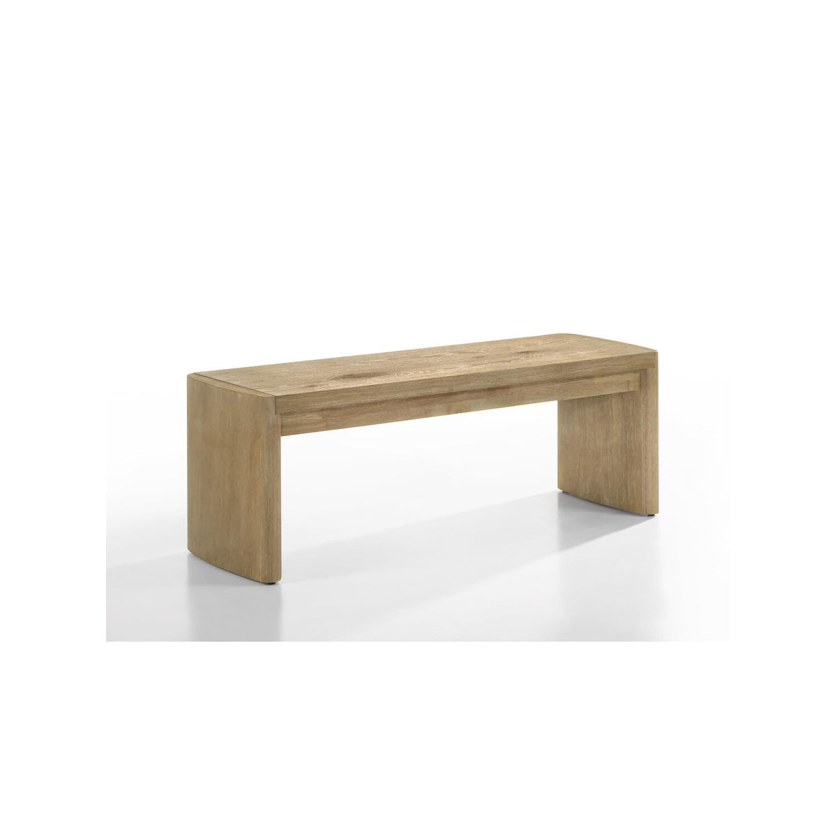 Lilola Home Magnus Wooden Oak Finish 50.5' Wide Dining Bench