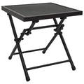 vidaXL Folding Table Mesh 15"x15"x15" Steel Anthracite