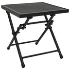 vidaXL Folding Table Mesh 15"x15"x15" Steel Anthracite