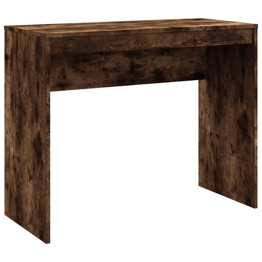 Desk Smoked Oak 90X40X72 Cm Engineered Wood