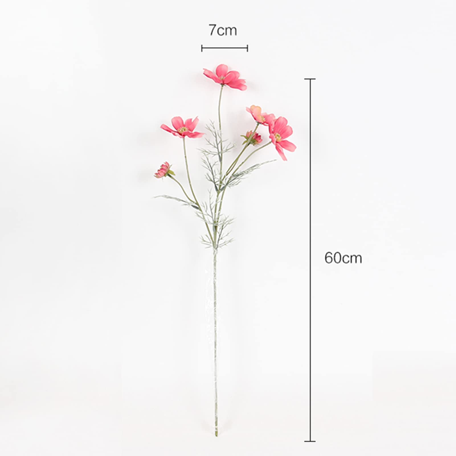 2 Pcs Artificial Flowers Plants Coreopsis Silk Flower Arrangements Wedding Bouquets Decorations Plastic Floral Table Centerpiece