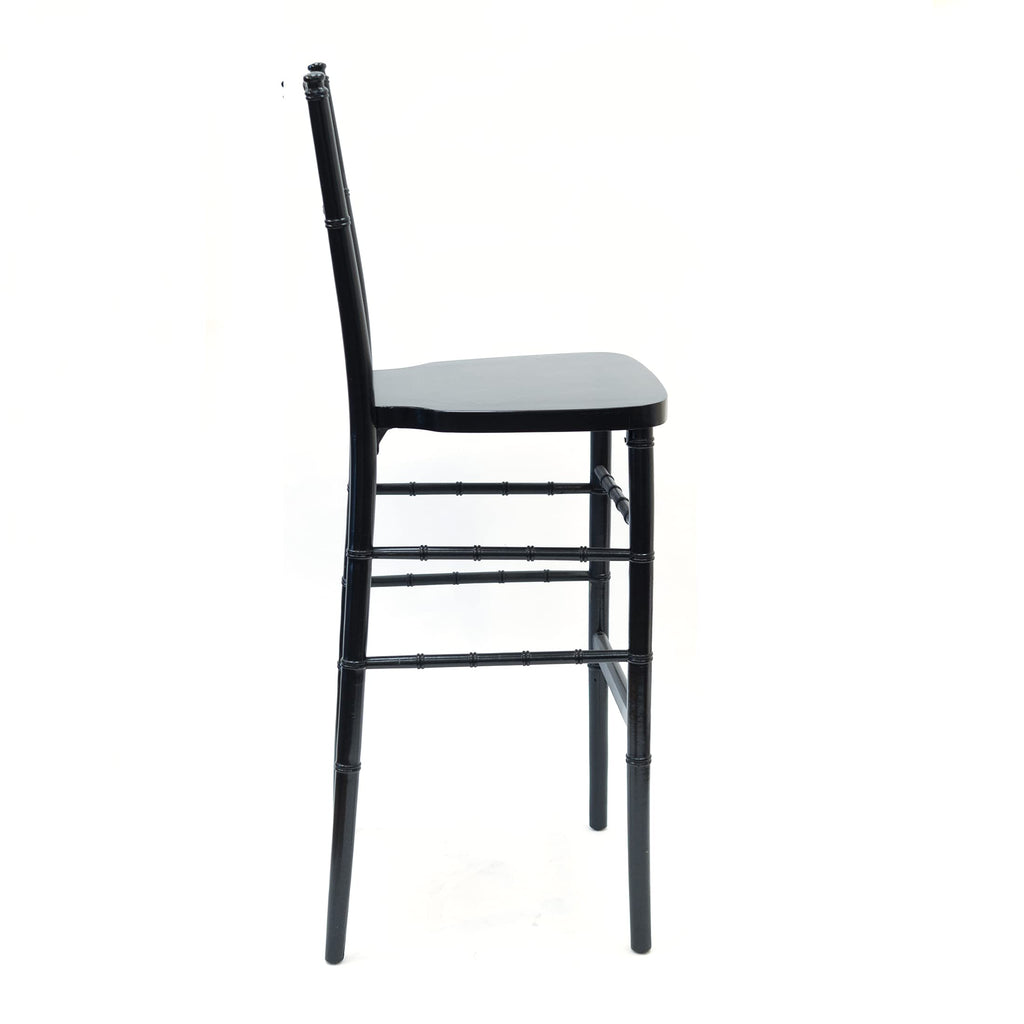 Commercial Seating Products European Black Wood Dining Bar Stool Chairs