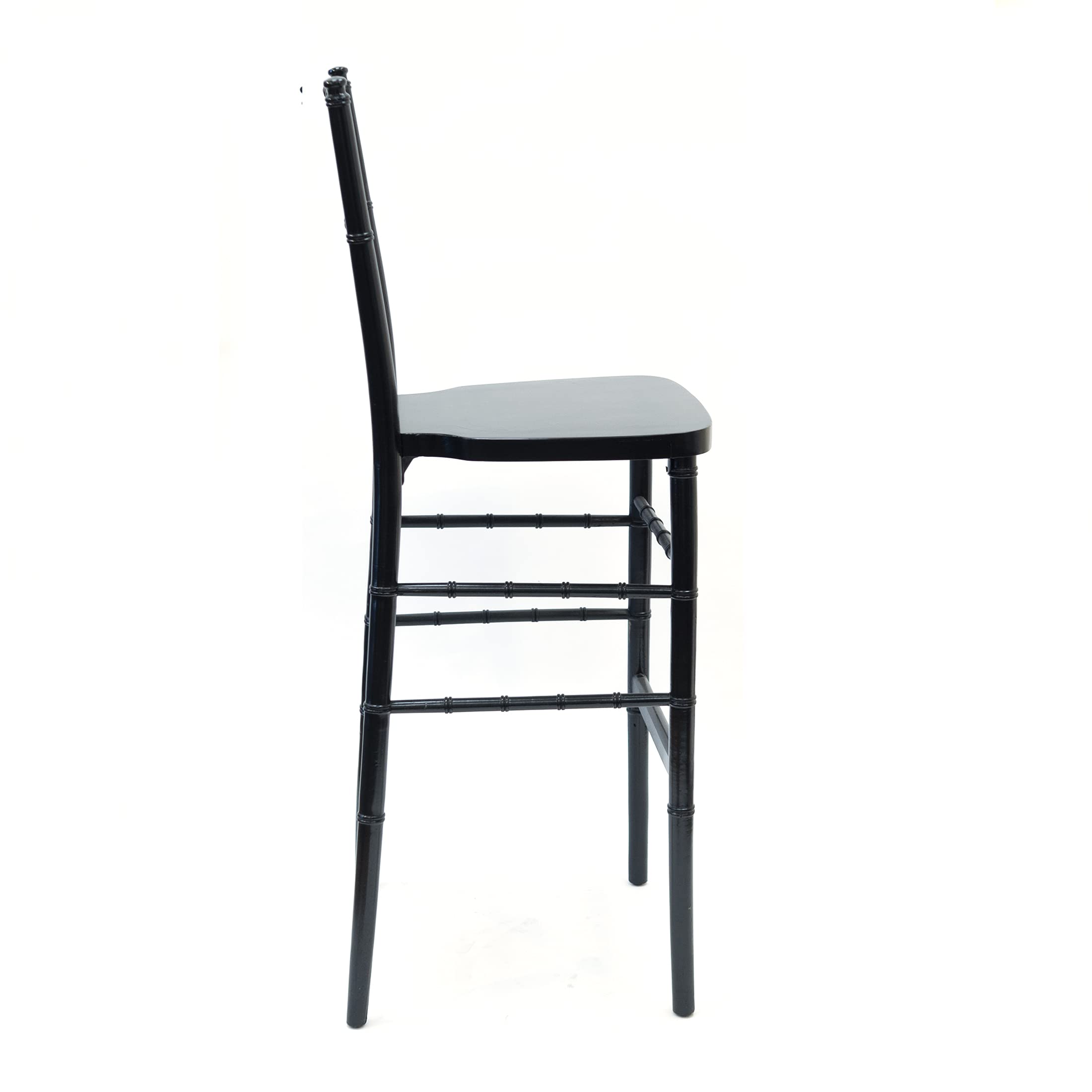 Commercial Seating Products European Black Wood Dining Bar Stool Chairs