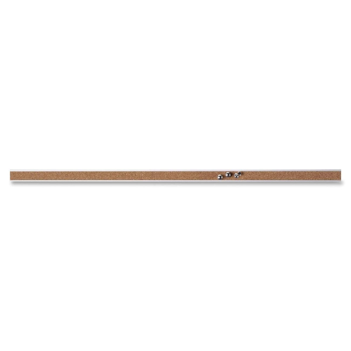 Lorell LLR49534 36&quot; Bulletin Bar Self Sealing Cork Strip