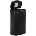 13 Gallon 50 Liter Garbage Can Kitchen Trash Can with Lid Automatic Sensor Touch Free Stainless Steel Waste Bin for Bathroom Bed