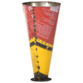 vidaXL Multicolor Umbrella Stand, 11.4x21.7, Iron from Reclaimed Paint Barrels, Stable and Sturdy, No Assembly Required, Ide