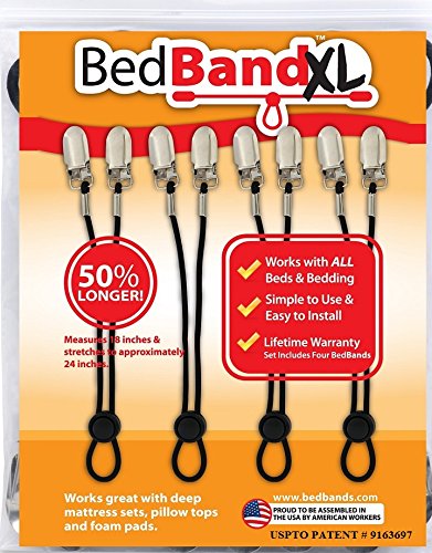 Bed Bandxl. Not Made In China. Usa Worker Assembled. 50% Longer. Smooth Sheets On Any Bed. Bed Sheet Band, Holder, Gripper, Susp