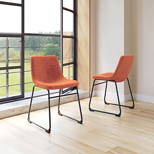 Zuo Smart Dining Chair Burnt Orange