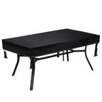 Sunico Outdoor Patio Table Cover Rectangle, Waterproof Outdoor Patio Furniture Cover For Tables 75X40X6 Inch