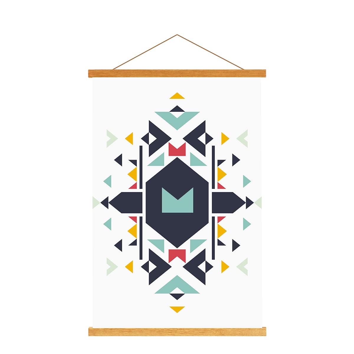 Ywlake Magnetic Poster Hanger, 13x19 13x17 13x19 Poster Frame Wood Wooden Magnet Print Posters Dowel Scroll Hanger Hangers Hangi