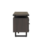 Mirella Low Wall Cabinet with Glass Doors