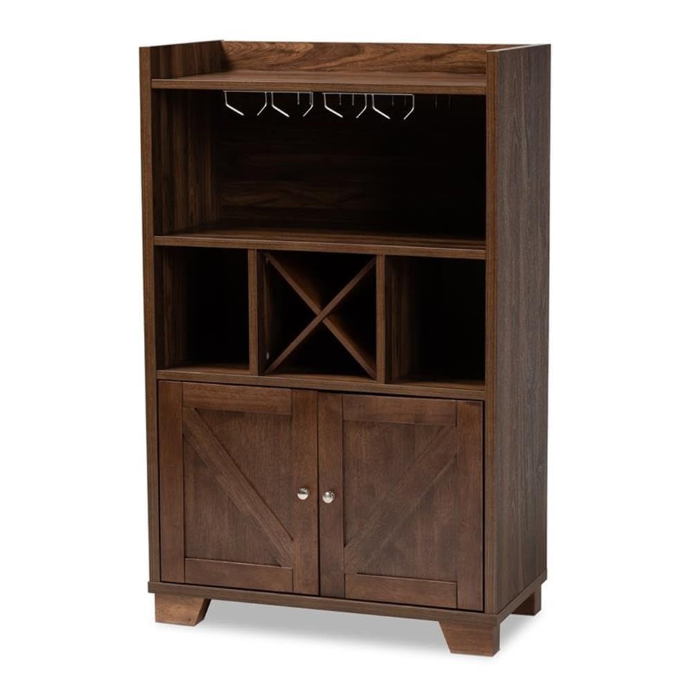 Baxton Studio Carrie Wine Storage Cabinet