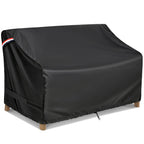 Kylinlucky Waterproof Patio Loveseat Covers 85W X 37D X 35H Inches,2-Seater Heavy Duty Outdoor Furniture Sofa Covers Black